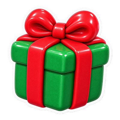 Sticker pacco regalo